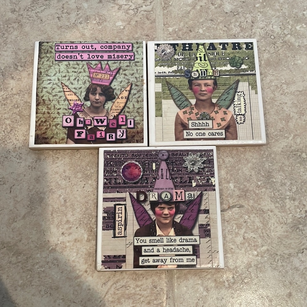 Funny coasters